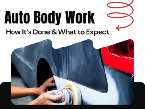 auto body work going on