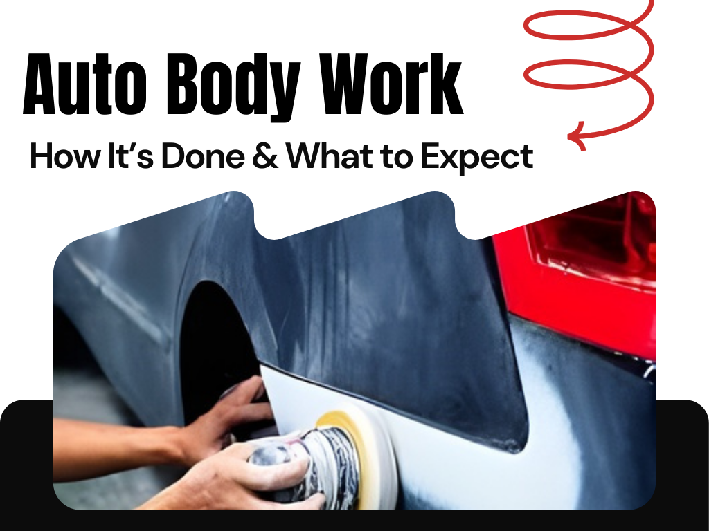 auto body work going on